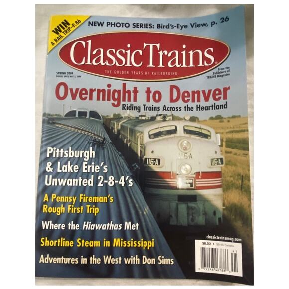 Vtg Lot 4 Classic Trains 2004 Magazine Full Year Steam Cars Locomotive Diesel - Picture 3 of 11